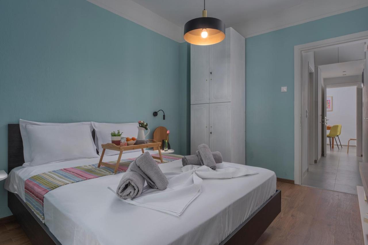 Estia Thessaloniki Apartment, Cozy, Spacious, Sunny, 2 Rooms-5 Beds Bagian luar foto