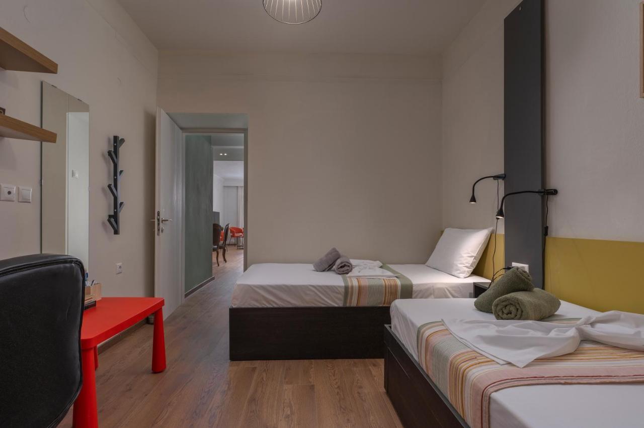 Estia Thessaloniki Apartment, Cozy, Spacious, Sunny, 2 Rooms-5 Beds Bagian luar foto