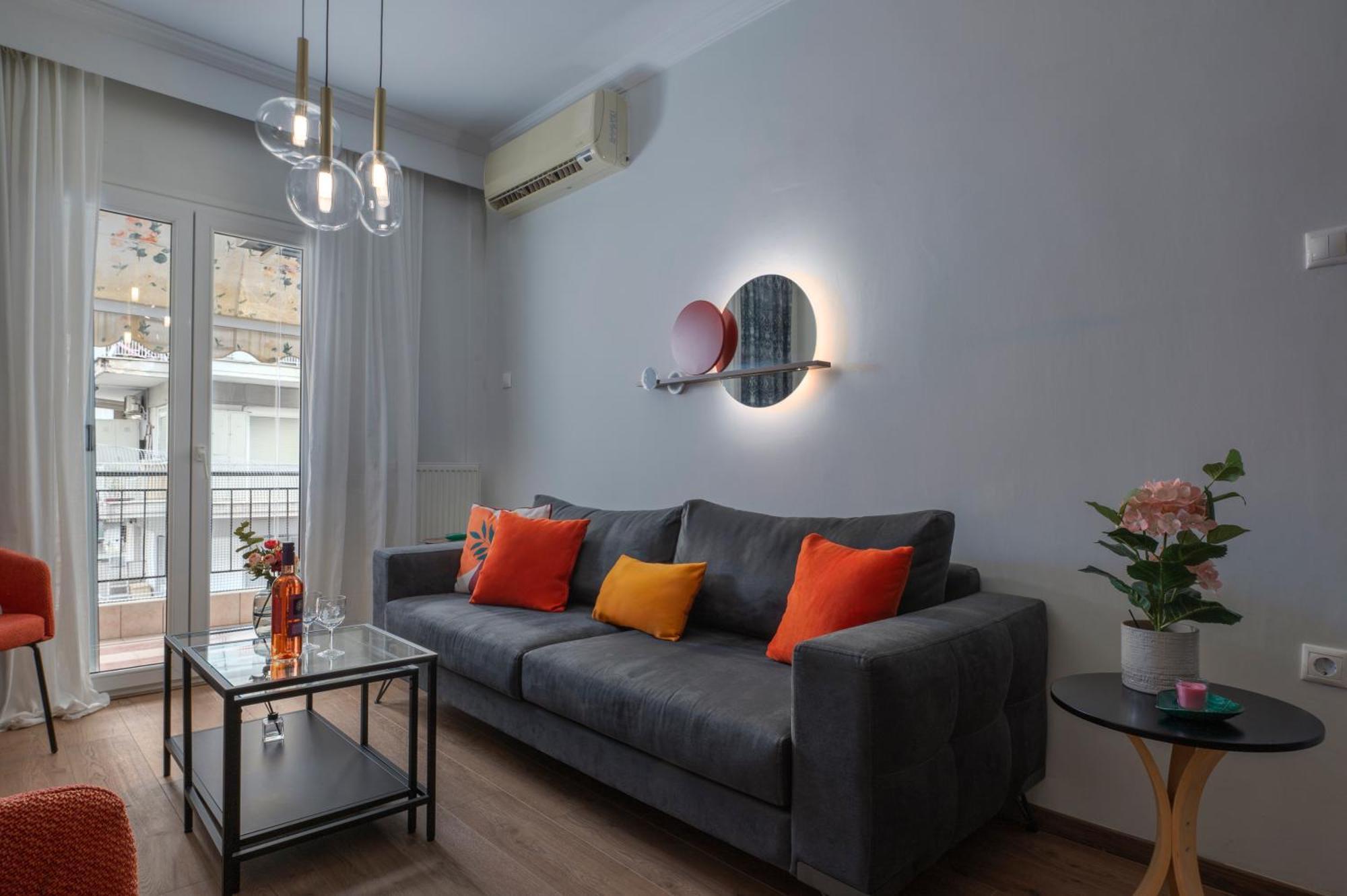 Estia Thessaloniki Apartment, Cozy, Spacious, Sunny, 2 Rooms-5 Beds Bagian luar foto